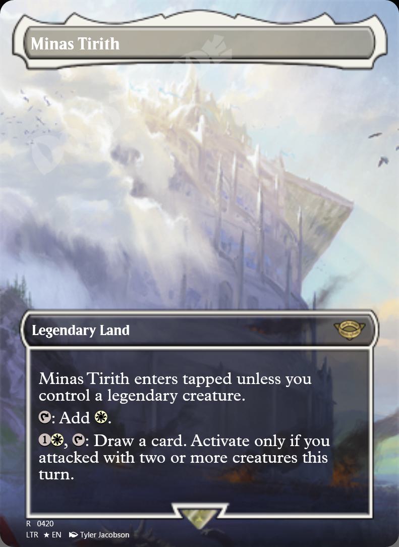 Minas Tirith (Borderless) FOIL