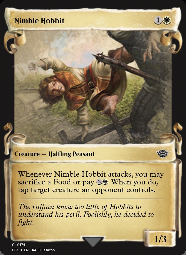 Nimble Hobbit (Showcase Scrolls) FOIL