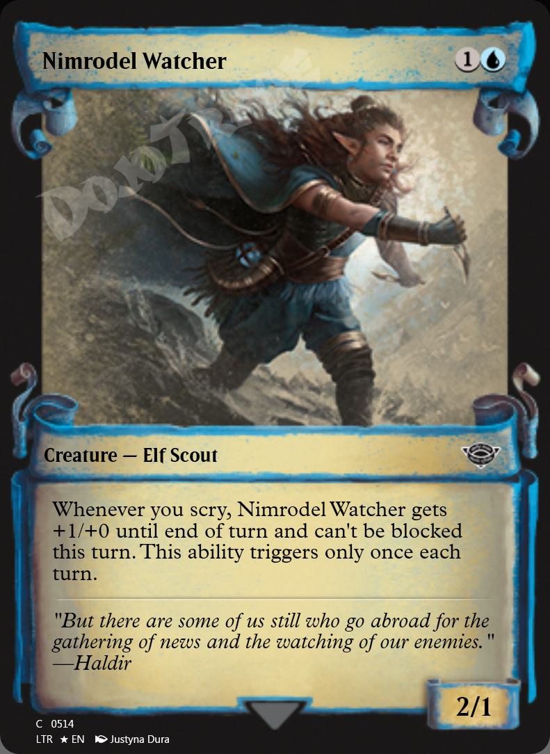 Nimrodel Watcher (Showcase Scrolls) FOIL