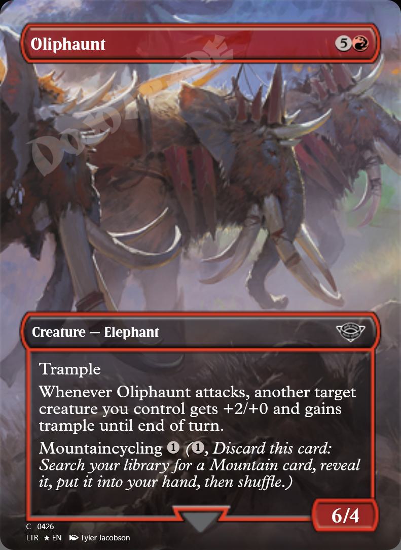 Oliphaunt (Borderless) FOIL