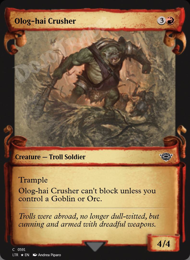 Olog-hai Crusher (Showcase Scrolls) FOIL