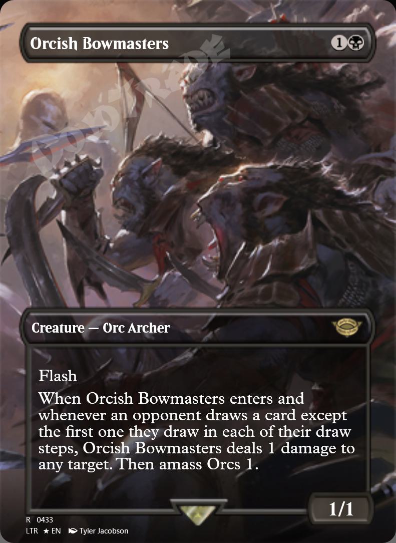 Orcish Bowmasters (Borderless) FOIL