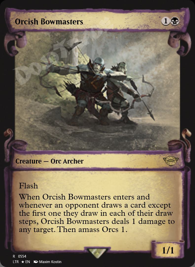 Orcish Bowmasters (Showcase Scrolls) FOIL