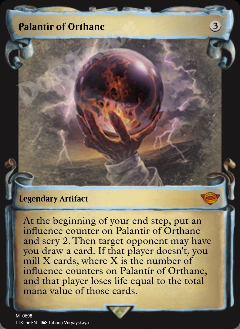 Palantir of Orthanc (Showcase Scrolls) FOIL