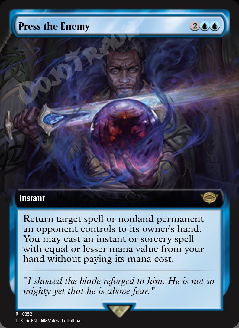 Press the Enemy (Extended Art) FOIL