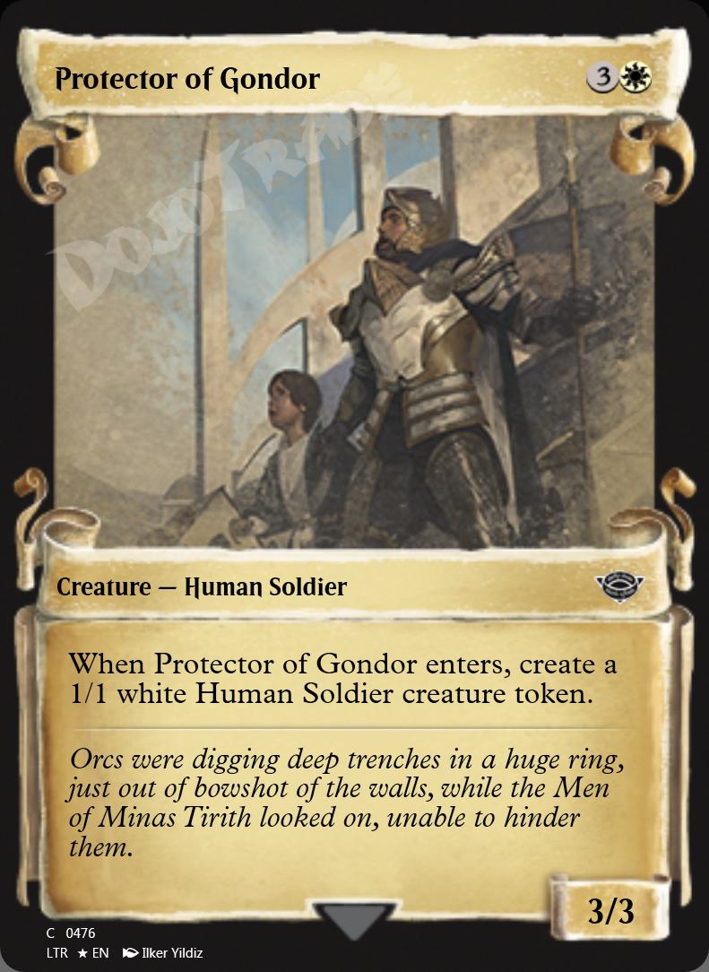 Protector of Gondor (Showcase Scrolls) FOIL