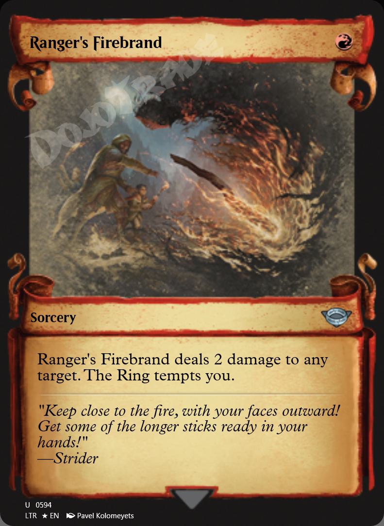 Ranger's Firebrand (Showcase Scrolls) FOIL