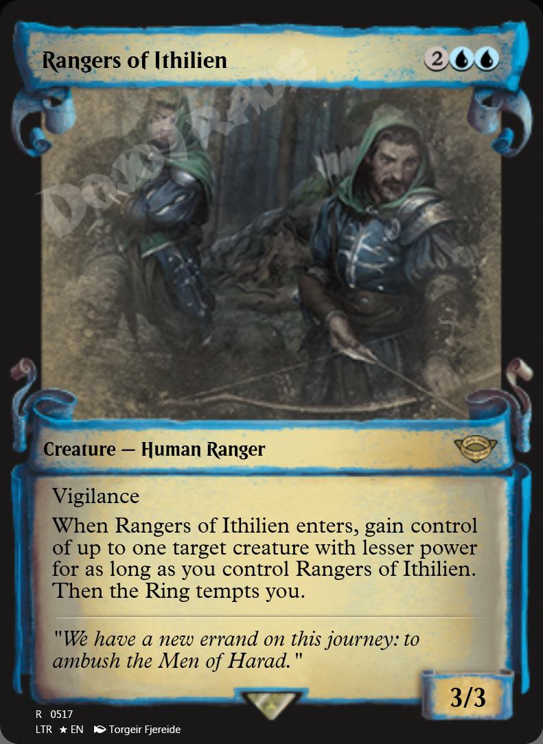 Rangers of Ithilien (Showcase Scrolls) FOIL