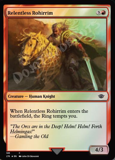 Relentless Rohirrim FOIL