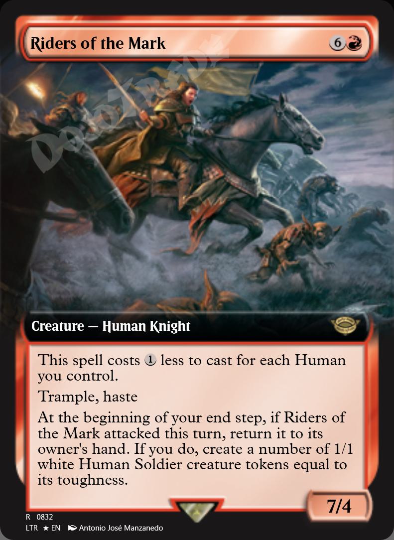 Riders of the Mark (Extended Art) FOIL