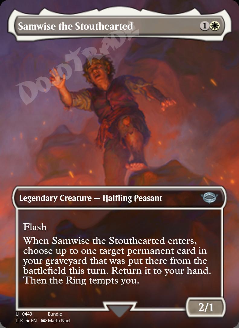 Samwise the Stouthearted (Borderless) FOIL