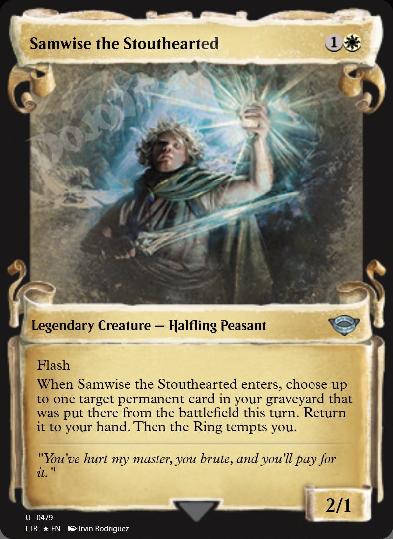 Samwise the Stouthearted (Showcase Scrolls) FOIL