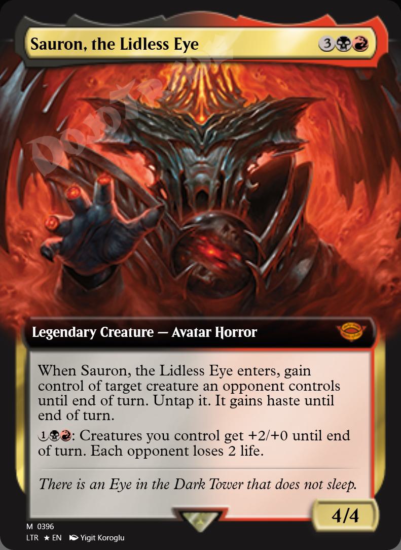 Sauron, the Lidless Eye (Extended Art) FOIL