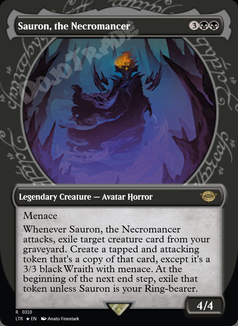 Sauron, the Necromancer (Showcase) FOIL