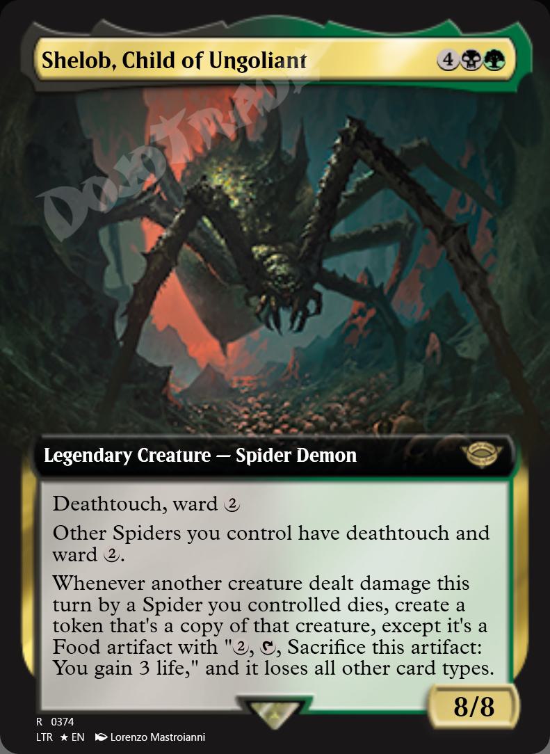 Shelob, Child of Ungoliant (Extended Art) FOIL