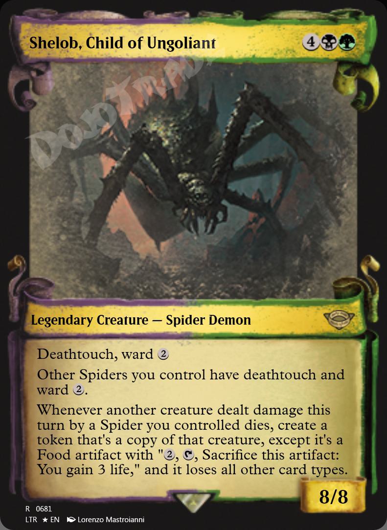 Shelob, Child of Ungoliant (Showcase Scrolls) FOIL