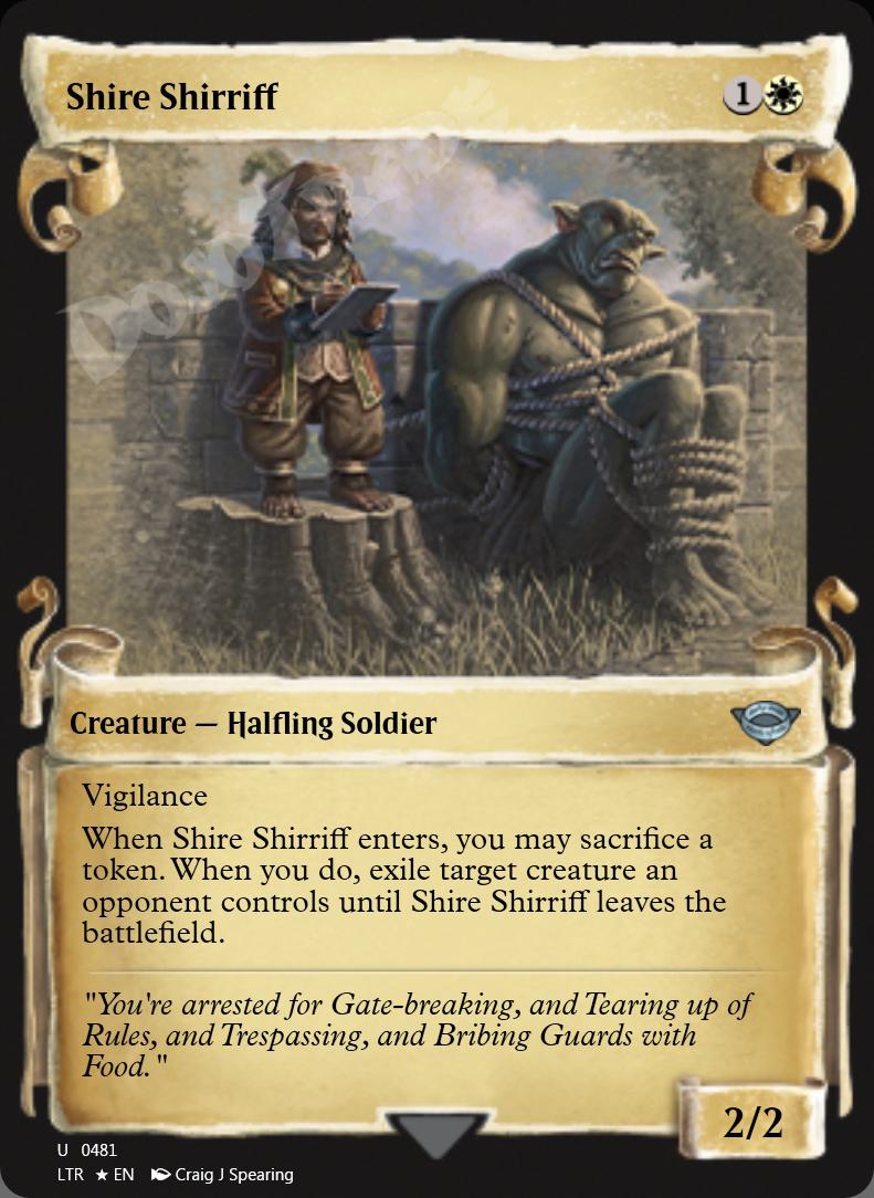 Shire Shirriff (Showcase Scrolls) FOIL