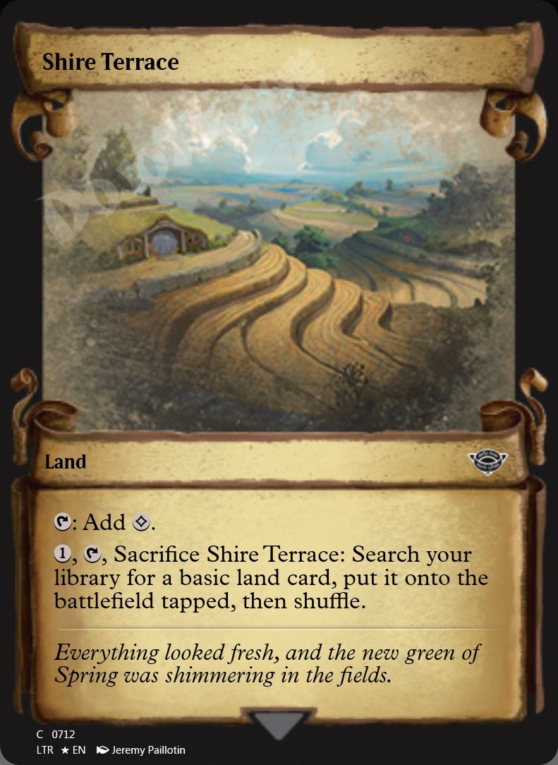 Shire Terrace (Showcase Scrolls) FOIL