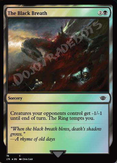 The Black Breath FOIL