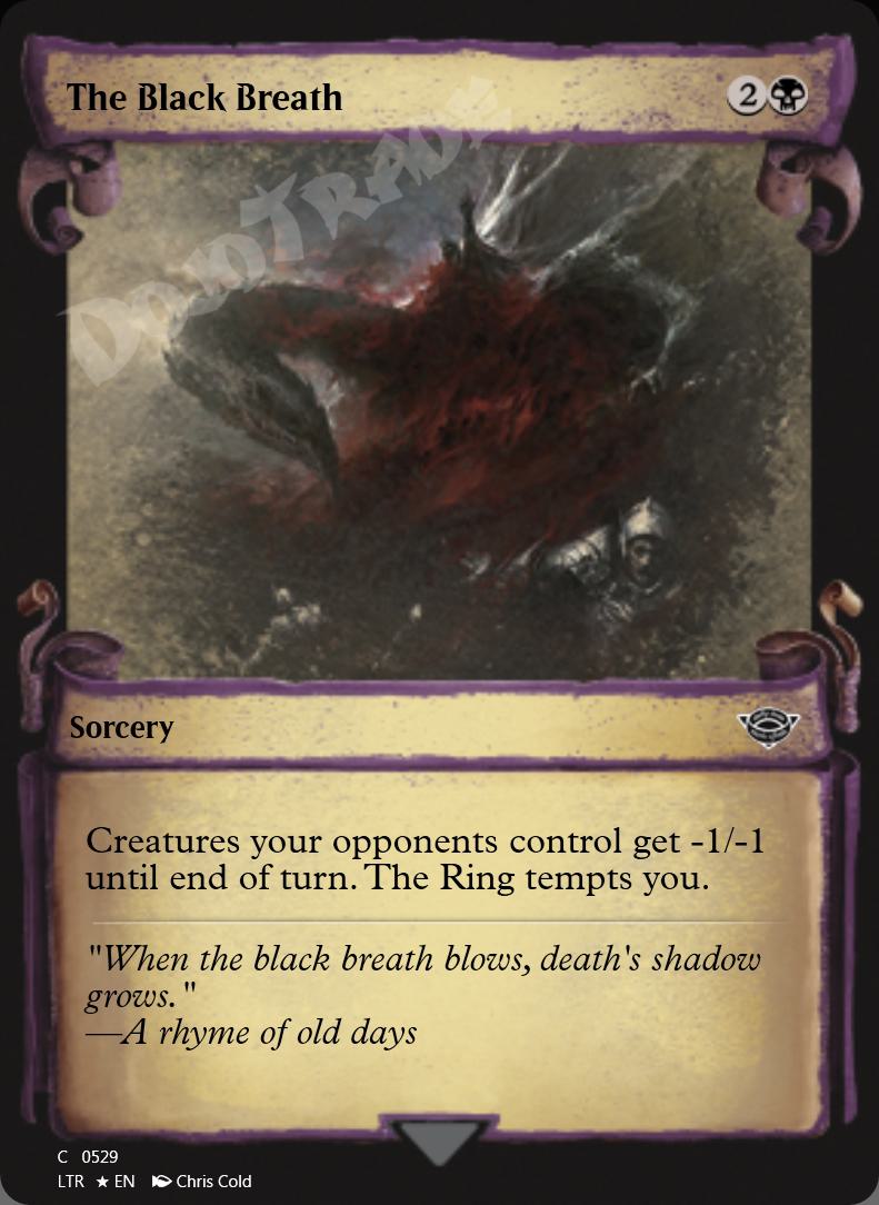 The Black Breath (Showcase Scrolls) FOIL