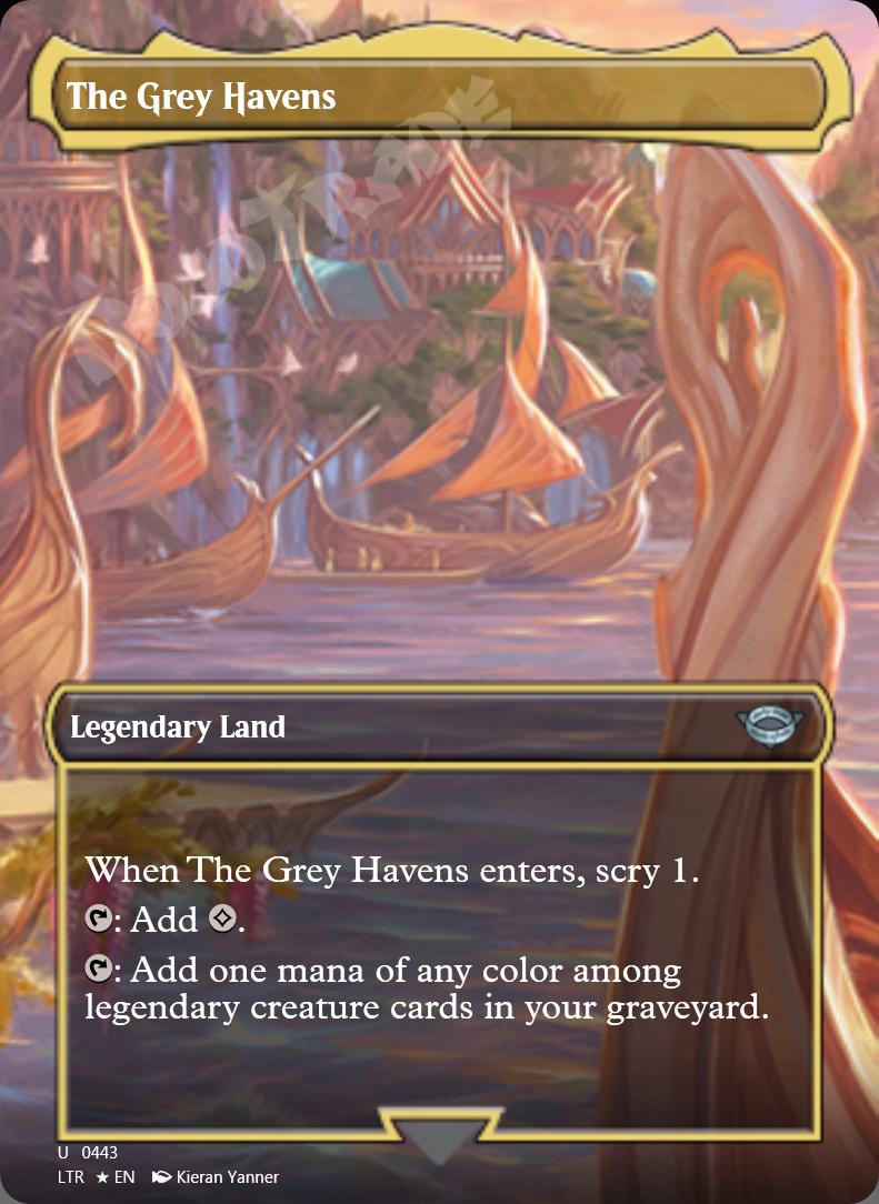 The Grey Havens (Borderless) FOIL