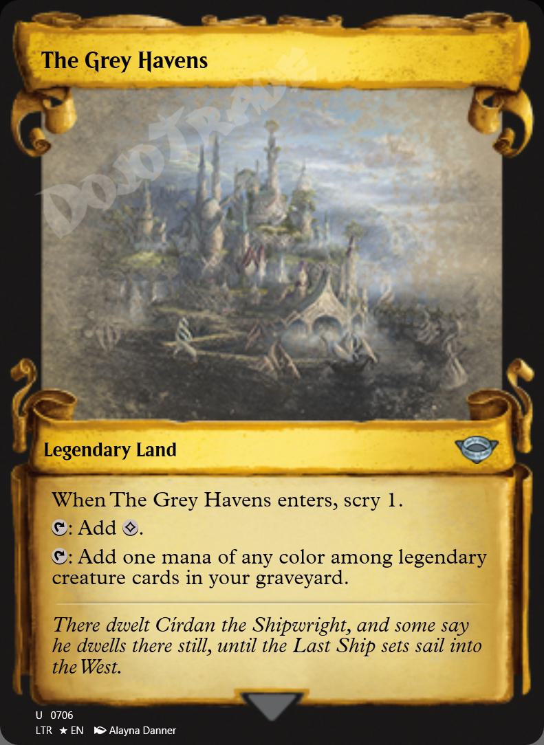 The Grey Havens (Showcase Scrolls) FOIL