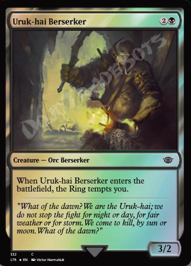 Uruk-hai Berserker FOIL