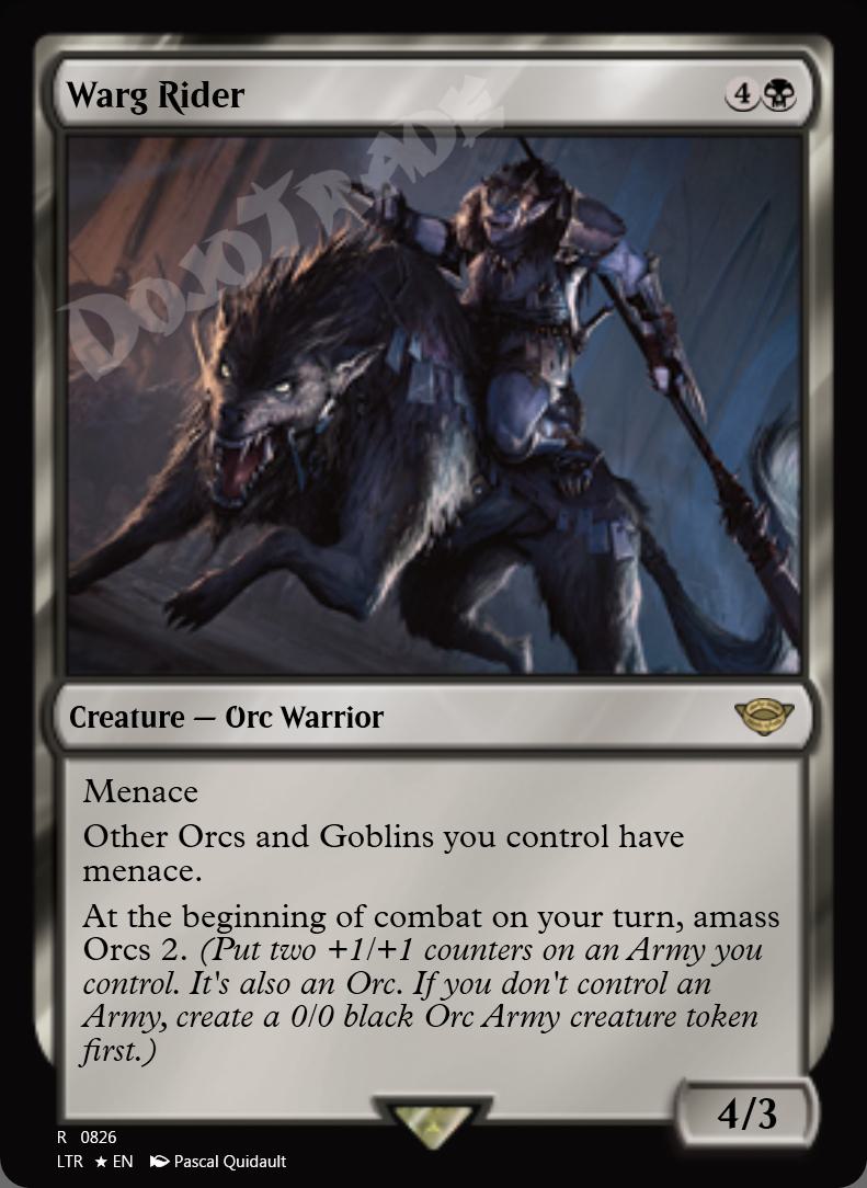 Warg Rider FOIL