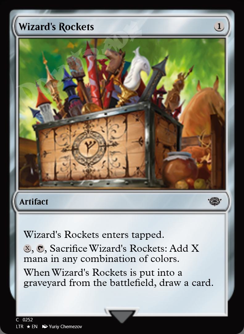 Wizard's Rockets FOIL