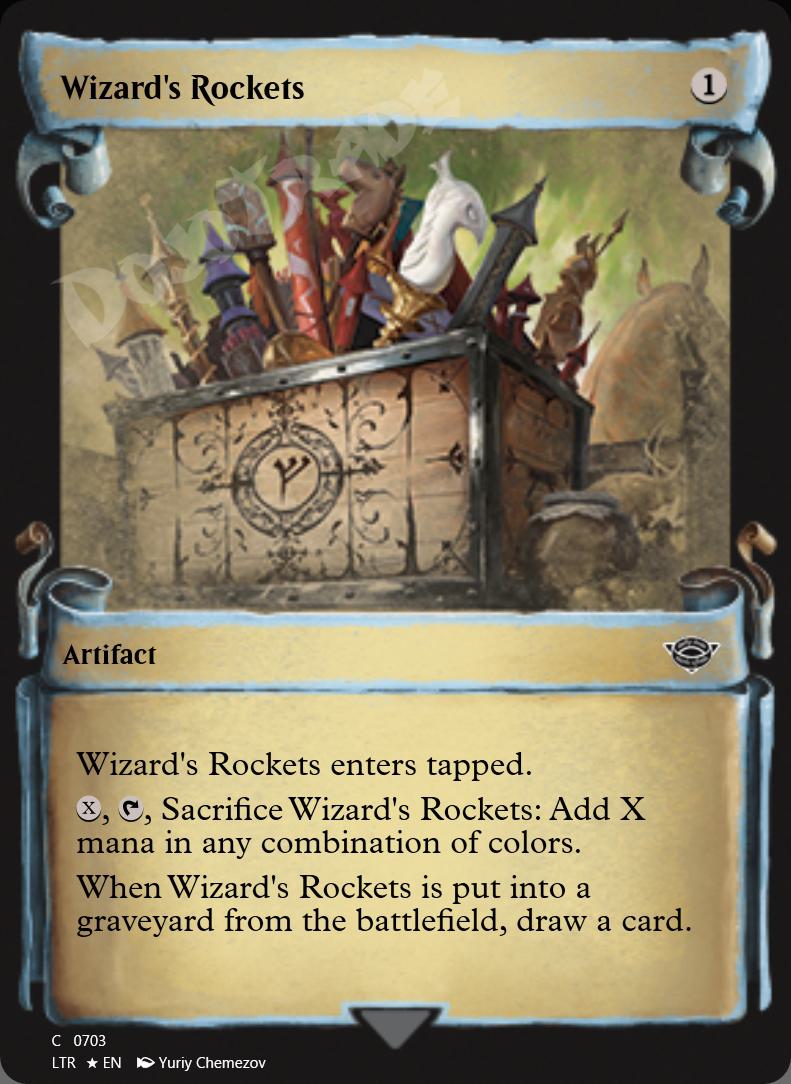 Wizard's Rockets (Showcase Scrolls) FOIL