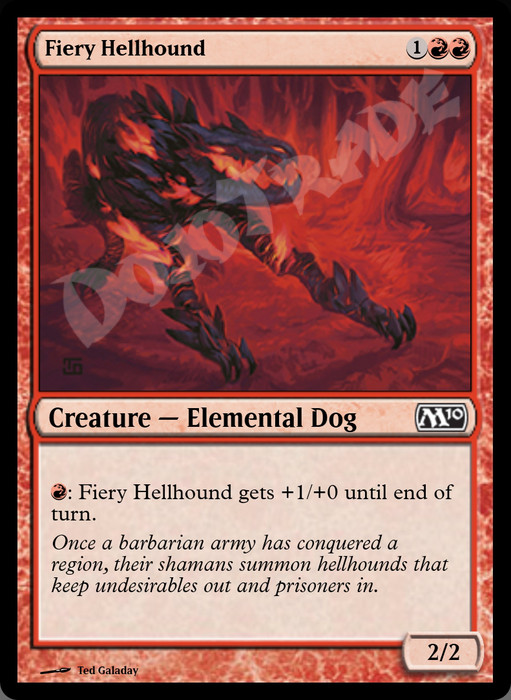 Fiery Hellhound