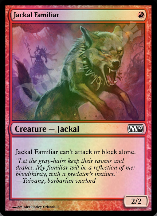 Jackal Familiar FOIL