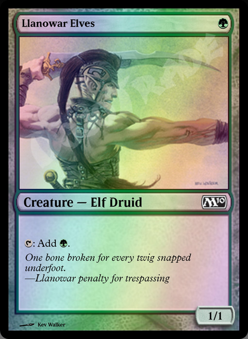 Llanowar Elves FOIL