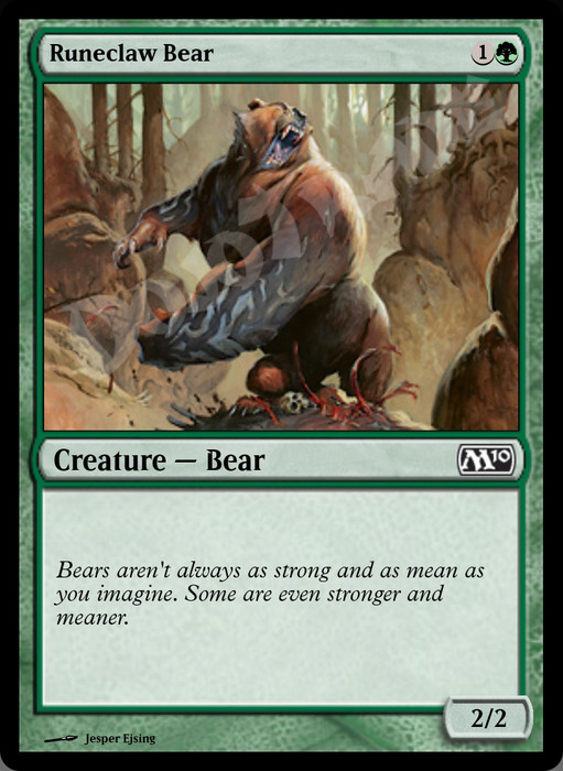 Runeclaw Bear