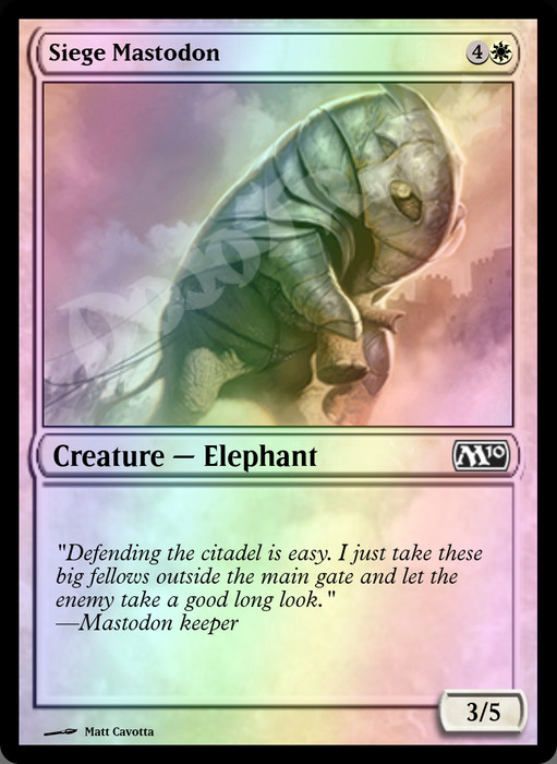 Siege Mastodon FOIL