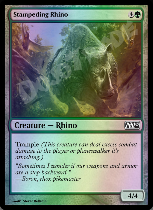 Stampeding Rhino FOIL