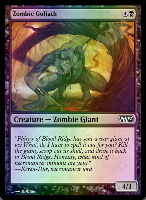 Zombie Goliath FOIL