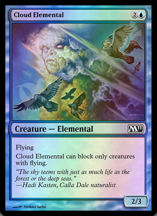 Cloud Elemental FOIL