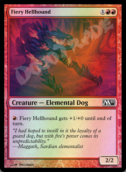 Fiery Hellhound FOIL