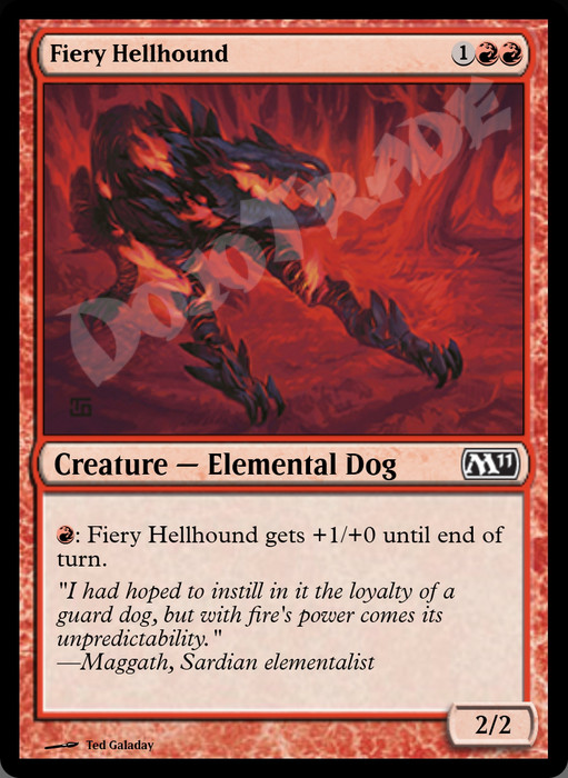 Fiery Hellhound