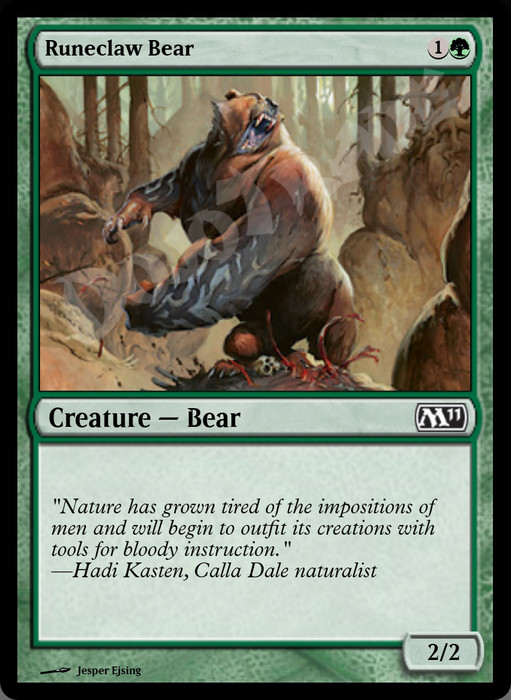 Runeclaw Bear