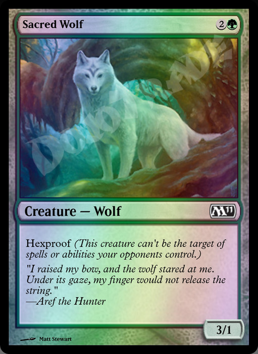 Sacred Wolf FOIL