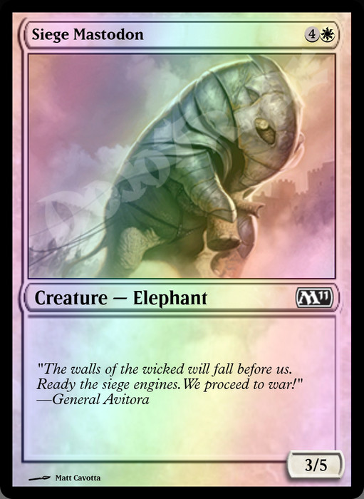 Siege Mastodon FOIL