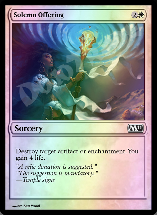 Solemn Offering FOIL