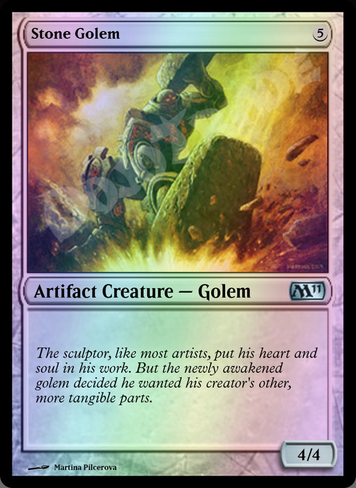 Stone Golem FOIL