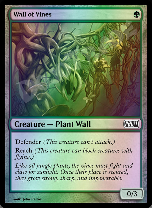 Wall of Vines FOIL