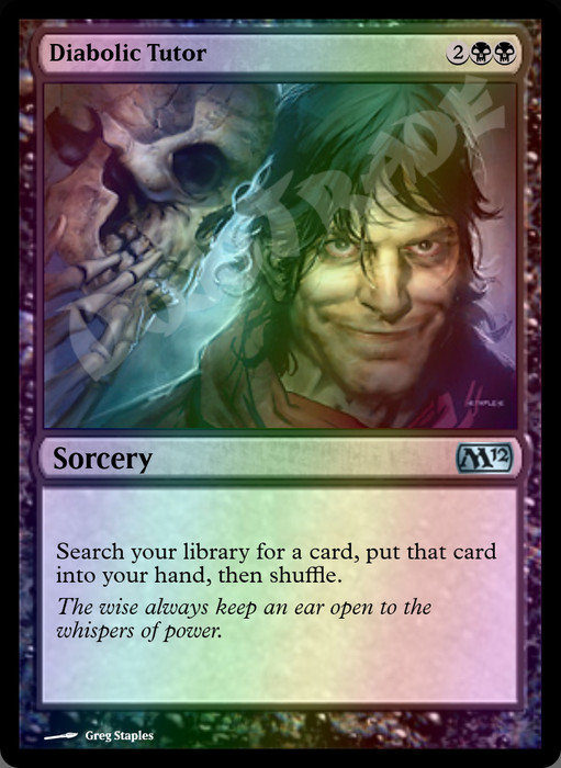 Diabolic Tutor FOIL