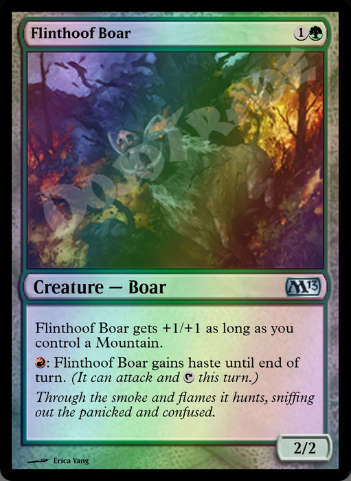 Flinthoof Boar FOIL