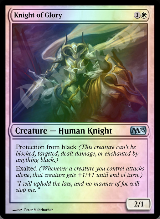 Knight of Glory FOIL