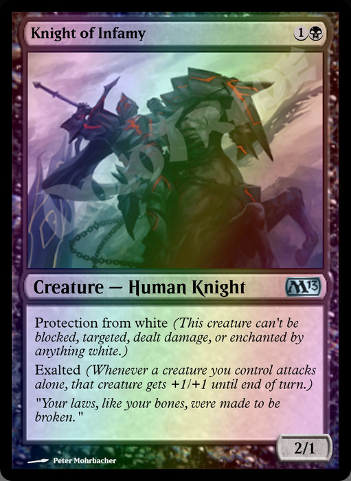 Knight of Infamy FOIL